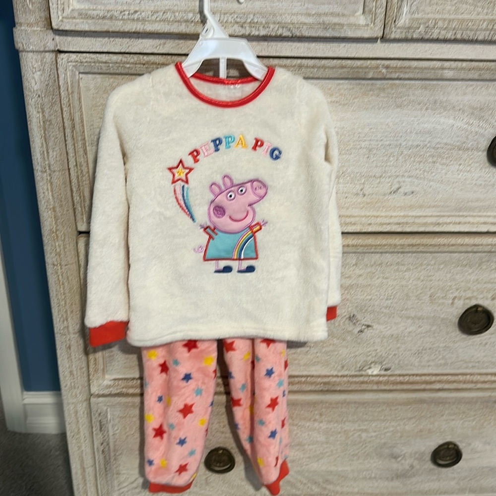 Peppa pig fleece pajamas